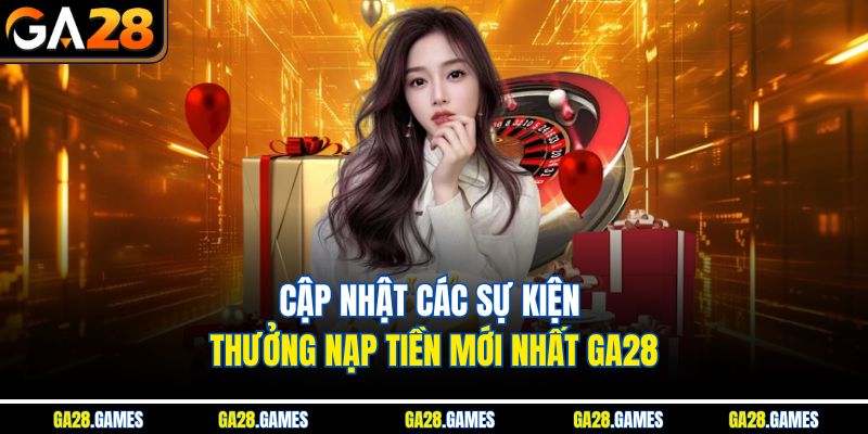 Cập nhật các sự kiện thưởng nạp tiền mới nhất Ga28