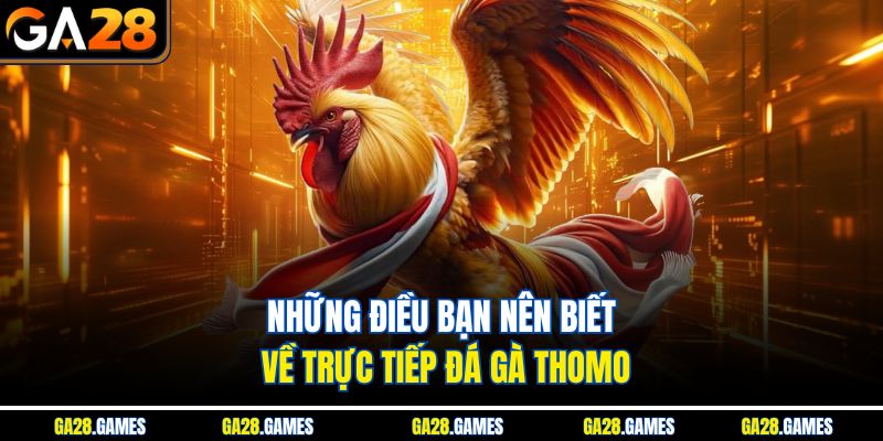 Những điều bạn nên biết về trực tiếp đá gà Thomo